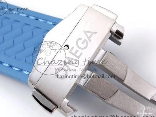 0218 GoAnywhere Aqua Terra 41mm VSF 1:1 Best Edition Summer Blue Dial on Blue Rubber Strap A8900 Super Clone 7719